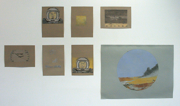 Aleks William Hill - Zes Kleine Tekeningen - 30x42cm & Twee Grote Tekeningen - 100x75cm (respectievelijk 1 van de twee) - Houtskool en pastel op papier