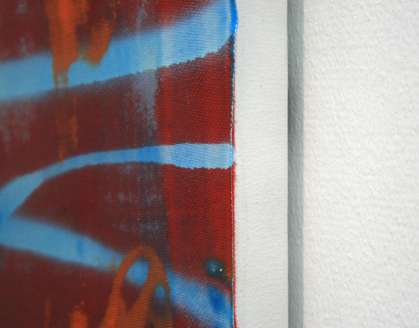 Alex Hubbard - All My Good Intentions - Acrylverf, lakverf, kunsthars en glasvezel op doek (detail)