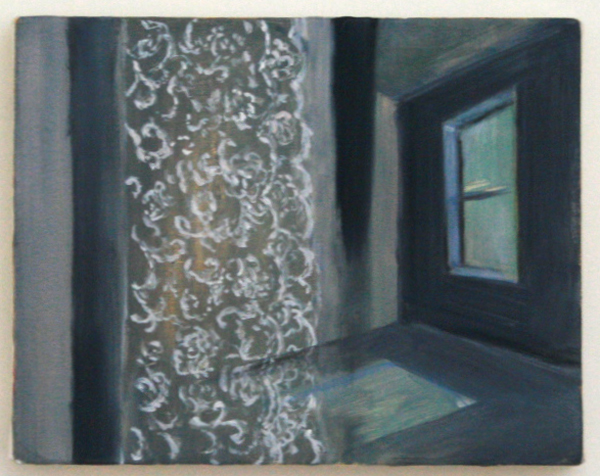 An Hoang - Lace Curtian - 20x26cm Olieverf op canvas An Hoang - Lace Curtian - 20x26cm Olieverf op canvas