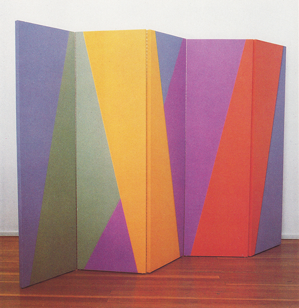 Anna Campbel Bliss - Celebration - Olieverf op canvas op vouwscherm (1985)