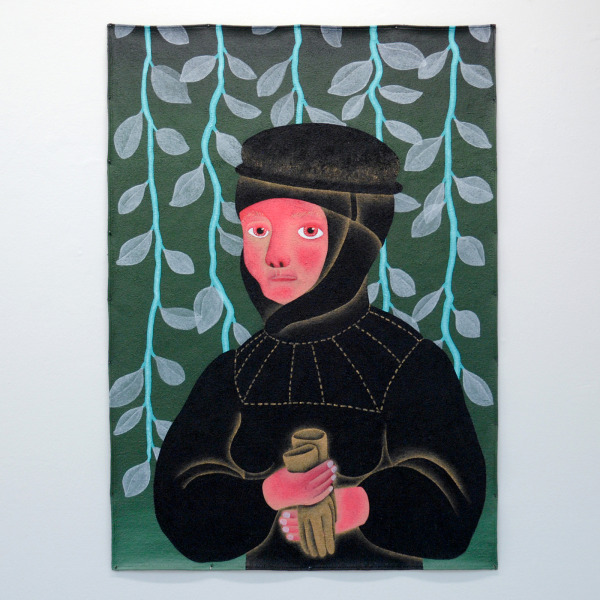 Anne Forest - Barbara - 135x94cm Acrylverf op tapijt