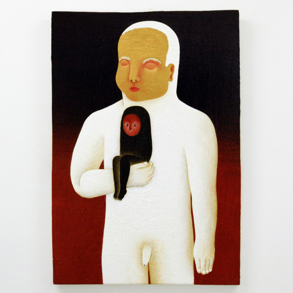 Anne Forest - David & Abigail - 51x75cm Olieverf op paneel