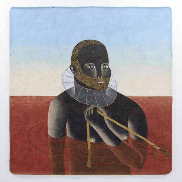 Anne Forest - Frank - 140x133cm Acrylverf op tapijt