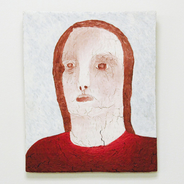 Anne Forest - Henrietta - 28x23cm Olieverf en gesso op paneel