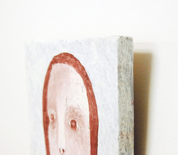 Anne Forest - Henrietta - 28x23cm Olieverf en gesso op paneel (detail)