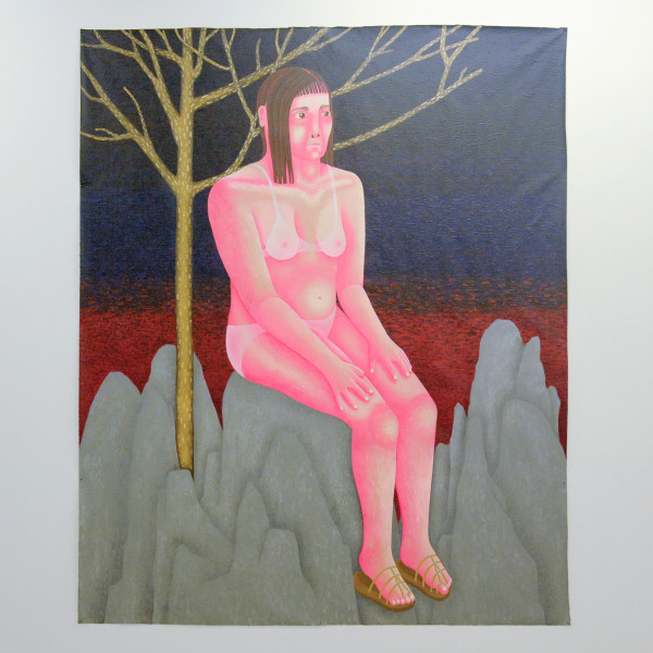 Anne Forest - Jozefina - 192x160cm Acrylverf op ongespannen canvas