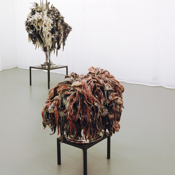 Anne Wenzel - Attempted Decadence (Blossoms, Red Flamingo & Blossoms, Large Purple) - Karmiek en metaal 2013