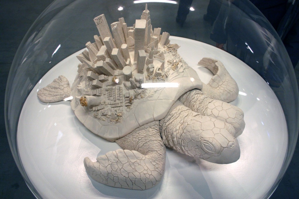 Annerose - Biodome - 80x68x38cm Keramiek, hout en acrylaat Annerose - Biodome - 80x68x38cm Keramiek, hout en acrylaat