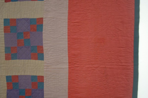 Anoniem - Negen lapjes - Wol en katoen, 1890-1900 (detail)