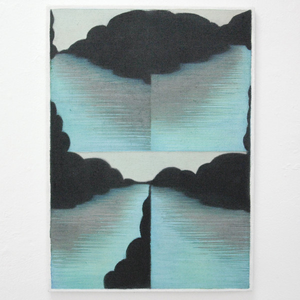 Antoniette Peeters - 2007 (januari) - 90x65cm Acrylverf op jute