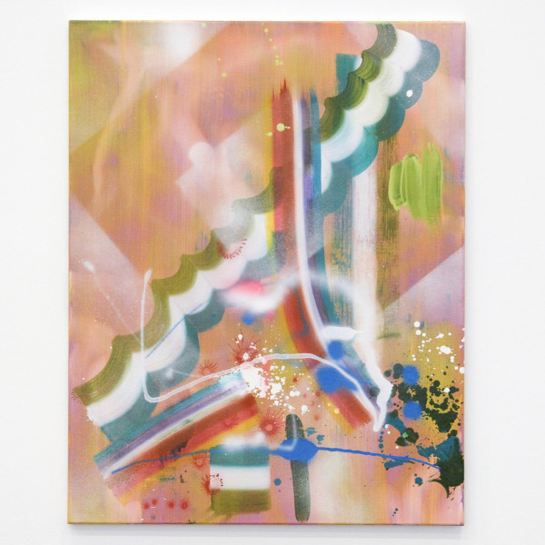 Aquil Copier - No Title - 80x60cm Olieverf en spuitbus op canvas 2013