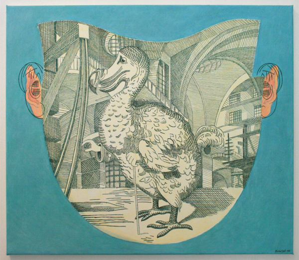 Arie van Geest - Lewis Carroll - 65x75cm Olieverf op canvas Arie van Geest - Lewis Carroll - 65x75cm Olieverf op canvas