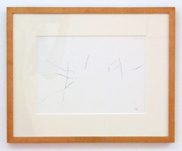 Armando - Der Zaun - elk 21x30cm Potlood op papier, 1996