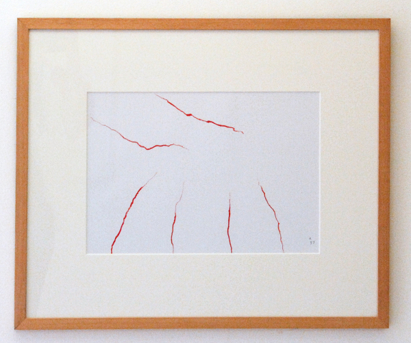 Armando - Zonder Titel - 30x42cm Krijt op papier, 1997