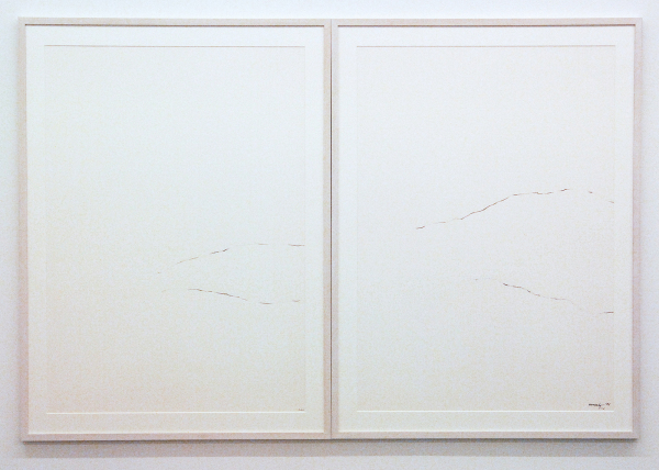 Armando - Zonder Titel - twee maal 100x75cm Potlood op papier, 1972