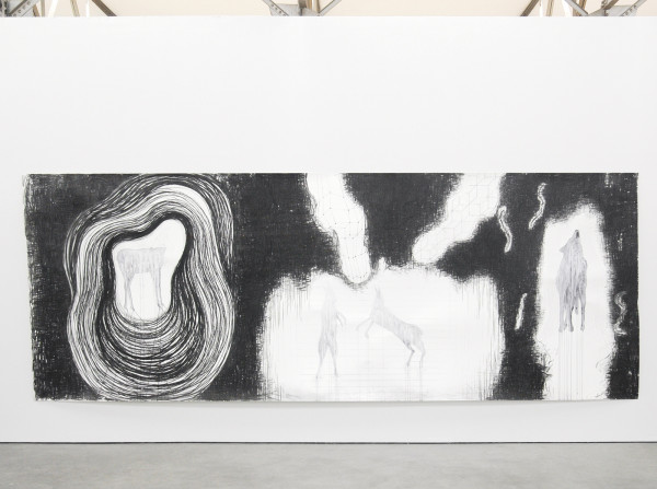 Arno Kramer - Longing I - Aquarel, houtskool en potlood op papier