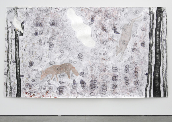 Arno Kramer - Zonder Titel - Aquarel, houtskool en potlood op papier