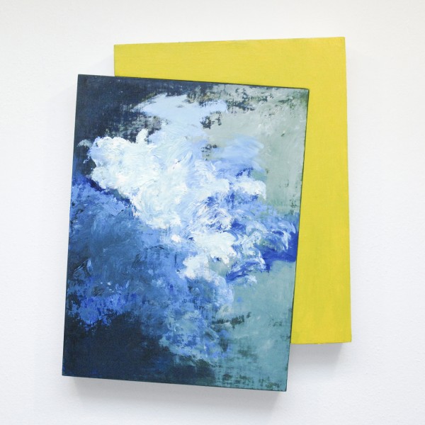 Bert Loerakker - Zonder Titel - 70x55cm Olieverf en alkydverf op linnen op paneel