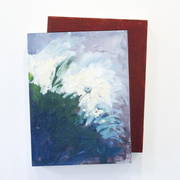 Bert Loerakker - Zonder Titel - 70x55cm Olieverf en alkydverf op linnen op paneel