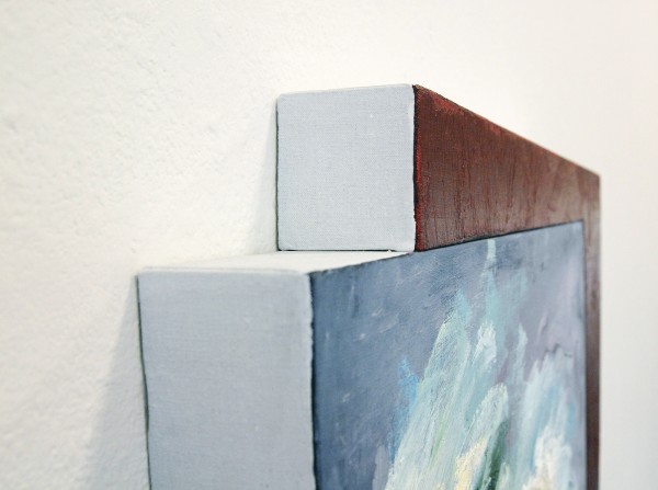 Bert Loerakker - Zonder Titel - 70x55cm Olieverf en alkydverf op linnen op paneel (detail)