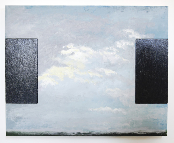 Bert Loerakker - Zonder Titel - 80x100cm Olieverf en alkydlak op linnen op paneel