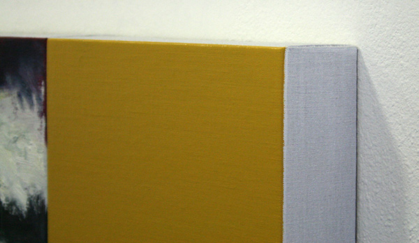 Bert Loerakker - Zonder Titel (U) - 60x120cm Alkydverf en alkydlak op linnen op paneel (detail)