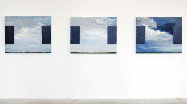 Bert Loerakker - Zonder Titels - 80x100cm Olieverf en alkydlak op linnen op paneel