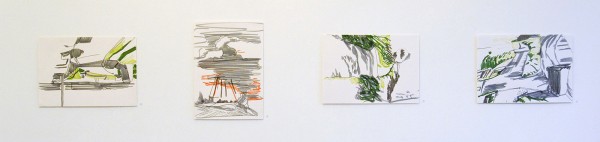 Besttie van Haaster - Diverse titels - 29x40cm Gekleurde OostIndische inkt op papier