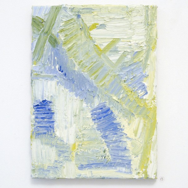 Bettie van Haaster - Schaduwweg - 35x25cm Olieverf op doek