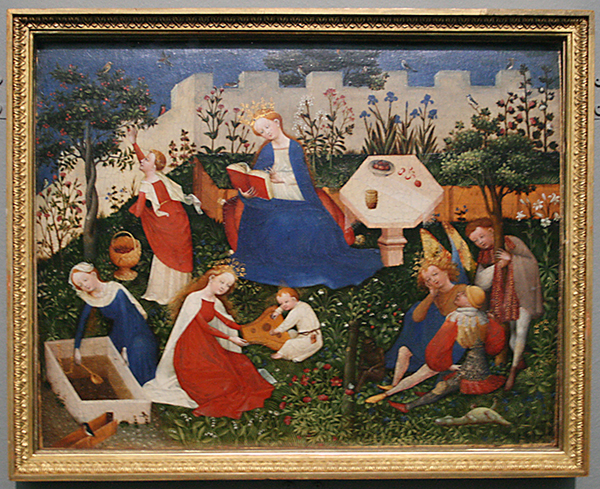 Bovenrijngebied (Straatsburg?) Paradijstuintje - Paneel Bovenrijngebied (Straatsburg?) Paradijstuintje - Paneel