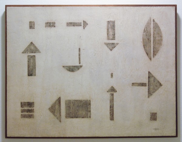 Camiel van Breedam - Ngasah - Paneel, plamuur en metaal 1957