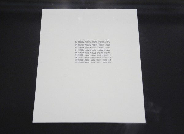 Carl Andre - One Hundred Sonnets (Sea) - Xerox, 1963