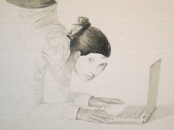 Carl Johan Hogberg - Conference Ending Session - 160x110cm Olieverf op canvas (detail)