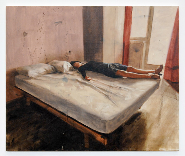 Carlos Caballero - August Afternoon (From the series Autobiographical Memory) - 132x158cm Olieverf op canvas 2013