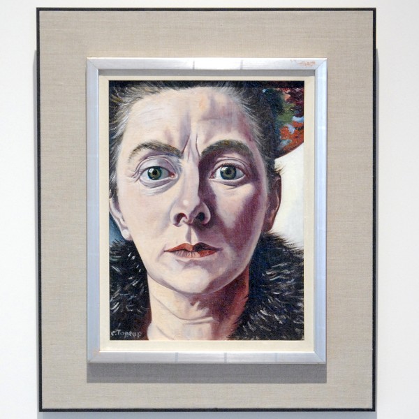 Charley Toorop - Zelfportret met bontkraag, 1940