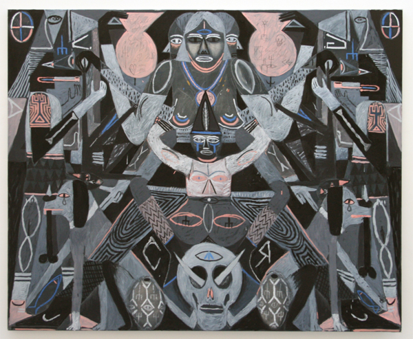 Charlie Roberts - YOLO - 180x220cm Olieverf op linnen Charlie Roberts - YOLO - 180x220cm Olieverf op linnen