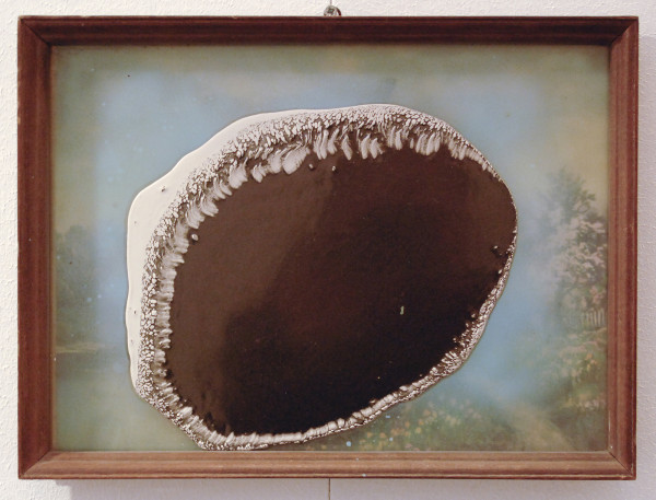 Charlotte van Renterghem - Geen Titel - 31x23cm Spuitbus, acrylverf en enamel op canvas