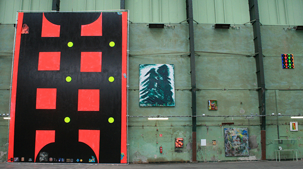 Chris Martin - After This You're On Your Own - Acrylverf, gelmedium, Aqua Ron-Glo en collage op vinyl & Hemlock - Gemengde techniek op doek & diverse kleinere werken