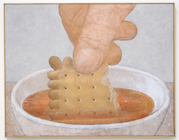 Co Westerik - Koekje in de thee II - Gemengde technieken, 2007