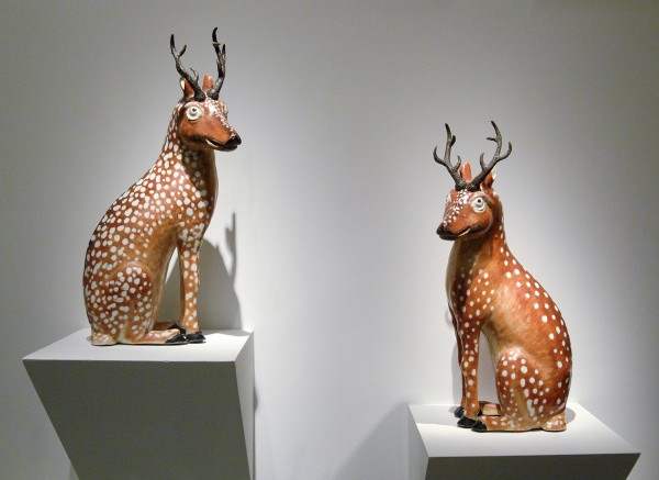 Cohen & Cohen - Porseleinen hertjes, circa 1750 (Qianlong periode)