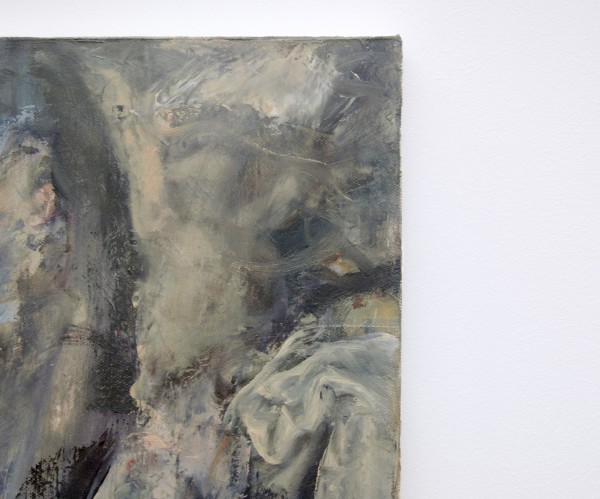 Corneliu Brudascu - Composition II (Ritual)- 40x46cm Olieverf op canvas (detail)