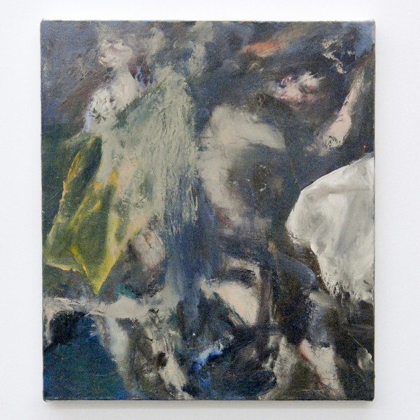 Corneliu Brudascu - Composition III (Dance) - 40x36cm Olieverf op canvas