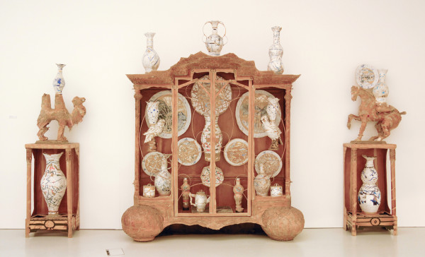 Couzijn van Leeuwen - Zonder Titel (?) - Kast in drie delen, papie ren karton