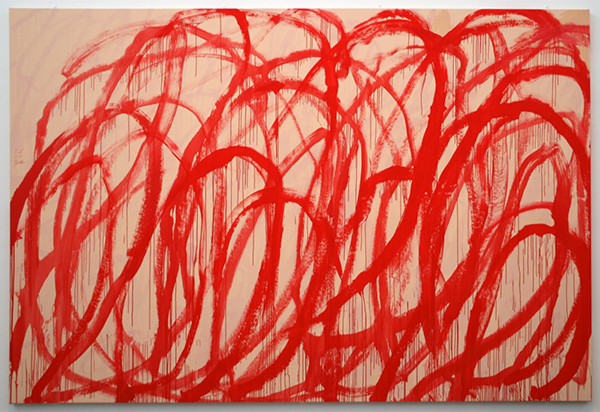 Cy Twombly - Untitled (Bacchus) - Acrylverf op canvas Cy Twombly - Untitled (Bacchus) - Acrylverf op canvas