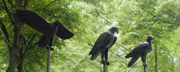 Cyrille Andre - Vigie (uitkijk) - Polyester en staal