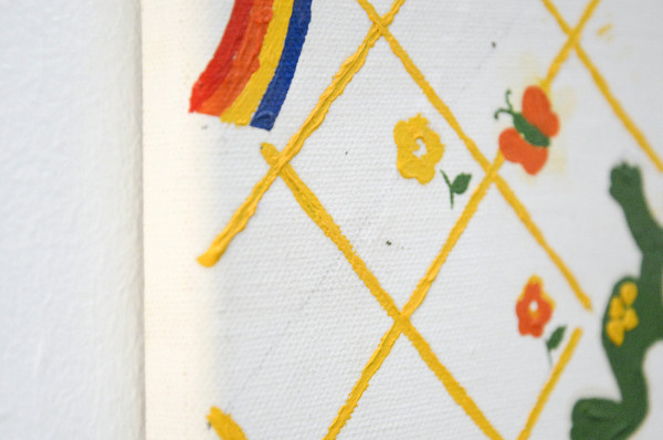 Maarten van Roy - onbekende titel - Acrylverf op doek (?) (detail)