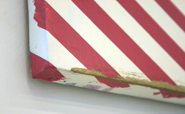 Daan van Golden - Fuijya - Lakverf op linnen op paneel (detail)