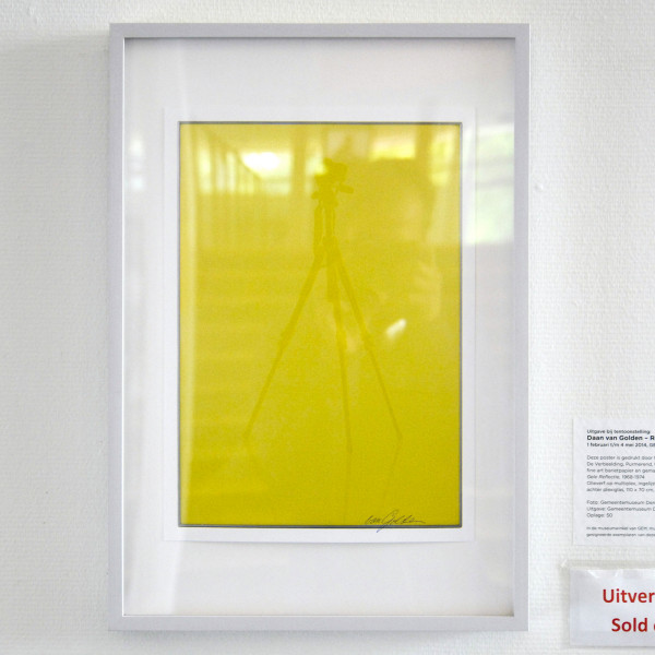 Daan van Golden - Gele Reflectie - Olieverf op multiplex achter plexiglas, reproductie Ultra-Chrome inkjetprint op barietpapier, oplage 50