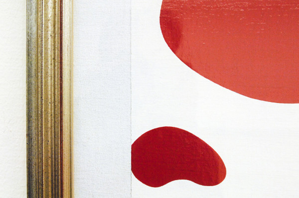 Daan van Golden - Mitsukoshi - Olieverf en potlood op doek 1986 (detail)