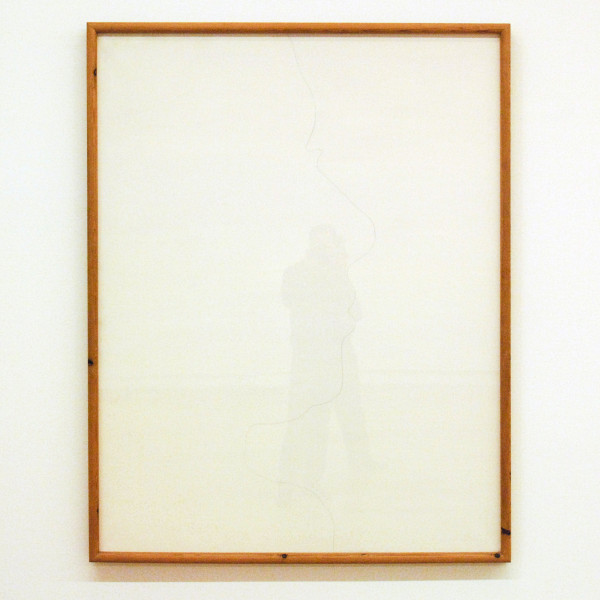 Daan van Golden - Mozart - Potlood en latex op doek 1978